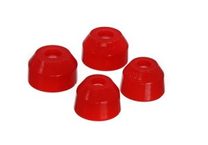 Honda CRX Ball Joint Boot Set - Front - Energy Suspension - Hyper-Flex Performance Polyurethane - Red - `88-`00